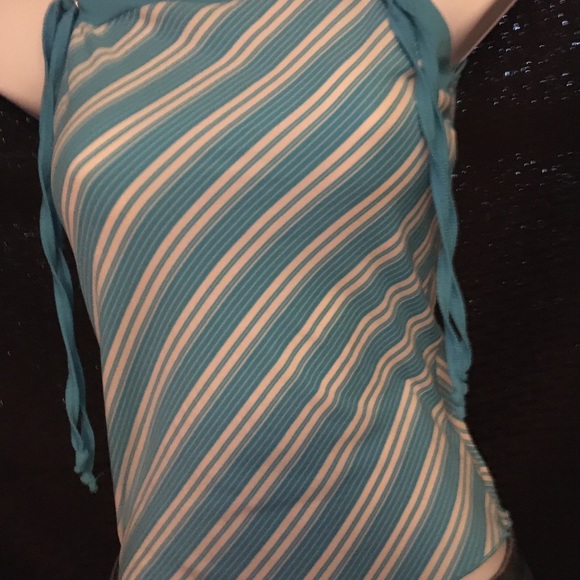 Blue striped tank top - Picture 8 of 8